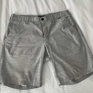 Hurley gray shorts size 34